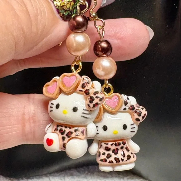 Mother Daughter Hello Kitty Earrings/2pairs - Picture 3 of 7